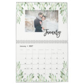 Botanische Blätter im trendy Watercolor-Stil | FOT Kalender (Jan 2027)