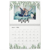 Botanische Blätter im trendy Watercolor-Stil | FOT Kalender (Mär 2026)