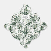 Botanische Blätter in Wasserfarbe Gastgeschenk Hoc Geschenkschachtel (Ungefaltet)