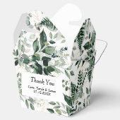 Botanische Blätter in Wasserfarbe Gastgeschenk Hoc Geschenkschachtel (Geöffnet)