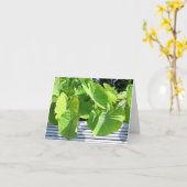 Botanische Blätter Karte (Gelbe Blume)