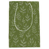 Botanische Blätter Mittlere Geschenktüte (Vorderseite)