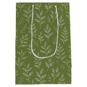 Botanische Blätter Mittlere Geschenktüte (Rückseite)