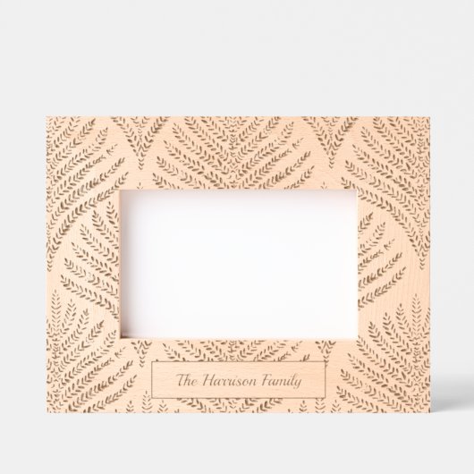 Botanische Blätter nach Kundengewohnheiten Geätzte Rahmen (Vorderseite)