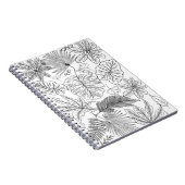 Botanische Blätter Notizblock (Rechte Seite)