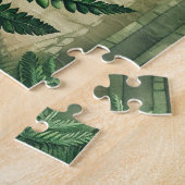 Botanische Blätter Puzzle (Seite)