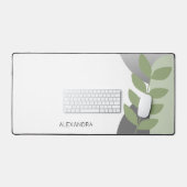 Botanische Blätter Schreibtischunterlage (Tastatur & Maus)
