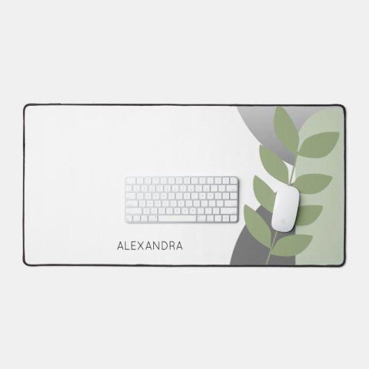 Botanische Blätter Schreibtischunterlage (Tastatur & Maus)