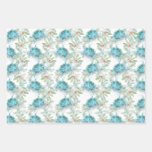 Botanische Blätter und Meeresschildkröten Wasserfa (Vorderseite)