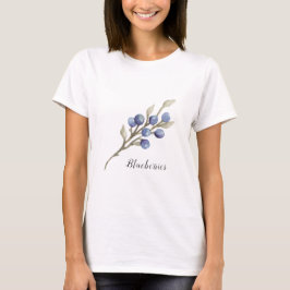 Botanische Blaubeeren T-Shirt