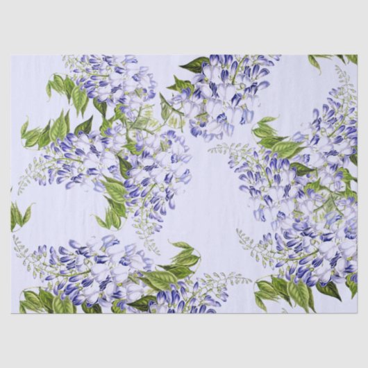 Botanische blaue seidenpapier (Vorderseite)