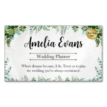 Botanische Blend-Visitenkarte mit individualisiert