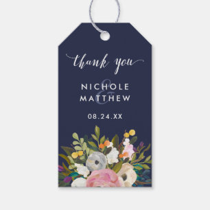 Botanische Bliss-Tags für die benutzerdefinierte F Geschenkanhänger