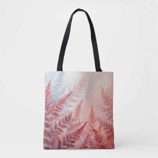 Botanische Bliss Wasserfarbe Totbeutel Tasche (Vorderseite)