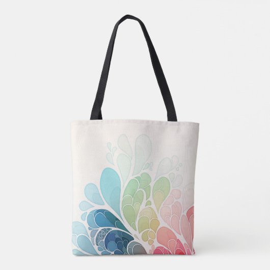 Botanische Bloom-Tasche Tasche (Rückseite)