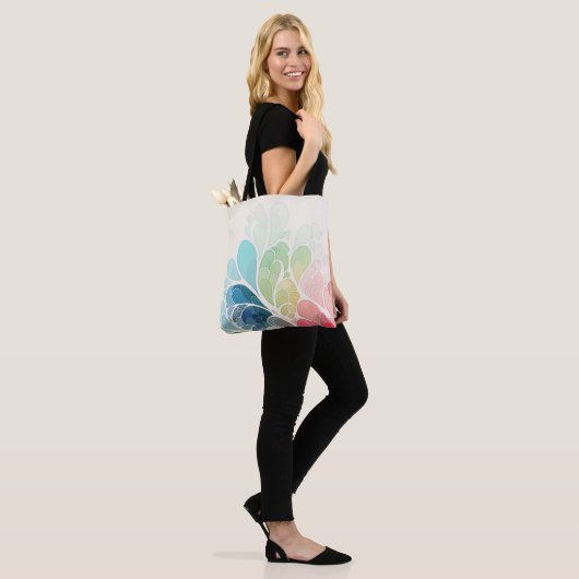 Botanische Bloom-Tasche Tasche (Am Model)