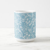 Botanische Blue Coffee Tasse (Mittel)