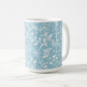 Botanische Blue Coffee Tasse (VorderseiteRechts)