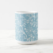 Botanische Blue Coffee Tasse (Mittel)