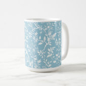 Botanische Blue Coffee Tasse (VorderseiteRechts)