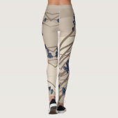 Botanische Blueberry Branches Leggings (Rückseite)