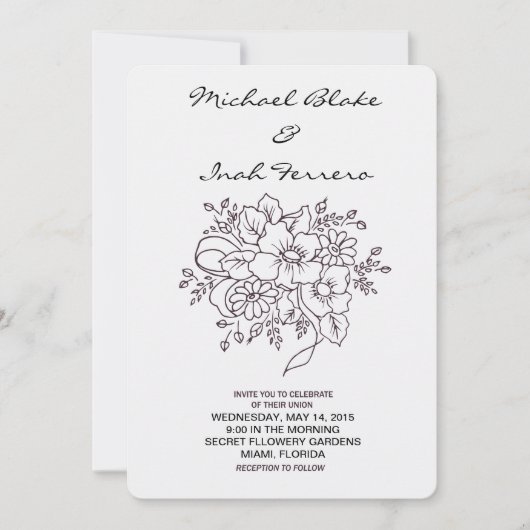 botanische Blume (Vorderseite)