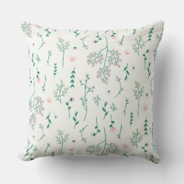 Botanische Blume Blumenmuster 20" x 20" Kissen