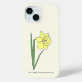 Botanische Blume Daffodil Pastel Case-Mate iPhone Hülle (Rückseite)