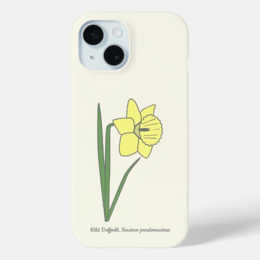 Botanische Blume Daffodil Pastel Case-Mate iPhone Hülle (Rückseite)