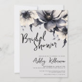 Botanische Blume Elegantes Boho Brautparty Einladung (Vorderseite)
