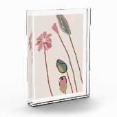 Botanische Blume Fotoblock (Links)