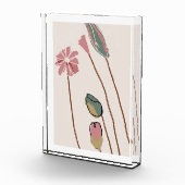 Botanische Blume Fotoblock (Rechts)