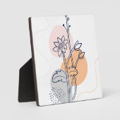 Botanische Blume Fotoplatte (Vorderseite)