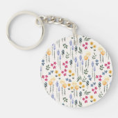 Botanische Blume-Frühling Schlüsselanhänger (Vorderseite)
