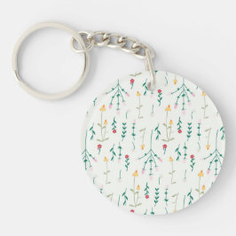 Botanische Blume-Frühling Schlüsselanhänger