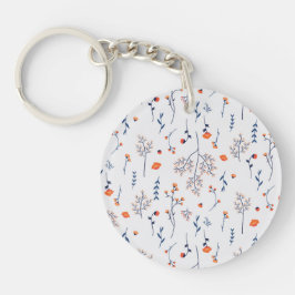Botanische Blume-Frühling Schlüsselanhänger
