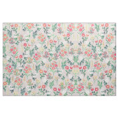 Botanische Blume für hübsche Wasserfarbe Stoff (Fat Quarter (45,7 x 55,9 cm))