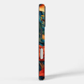 Botanische Blume Gelb und Rot Case-Mate iPhone Hülle (Rückseite / Rechts)