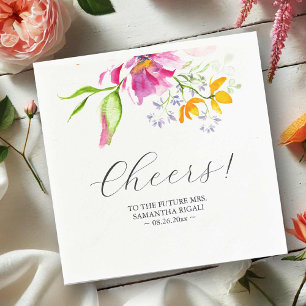 Botanische Blume Hochzeit von Napkins Serviette