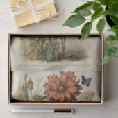 Botanische Blume Illustrationen zum Pergament Nr. Seidenpapier (Geschenk)