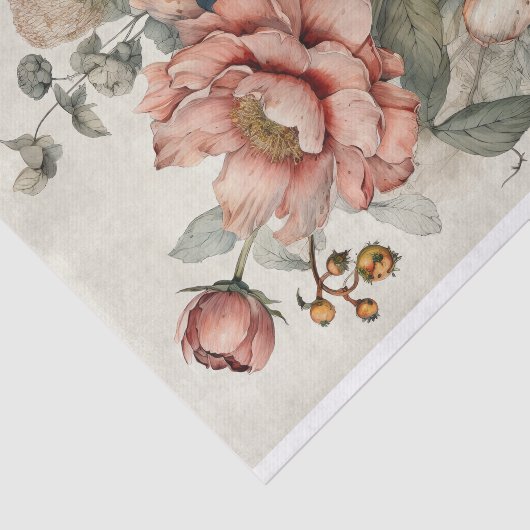 Botanische Blume Illustrationen zum Pergament Nr. Seidenpapier (Ausschnitt)