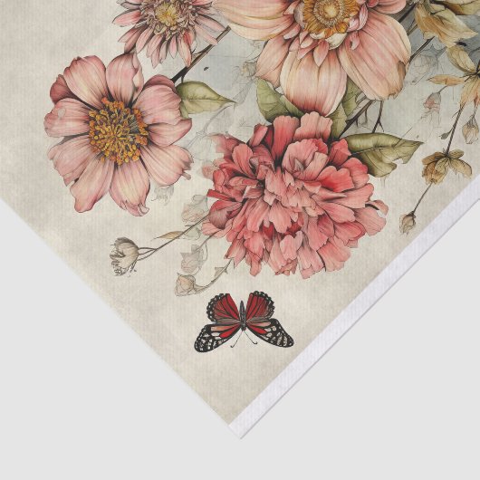 Botanische Blume Illustrationen zum Pergament Nr.  Seidenpapier (Ausschnitt)