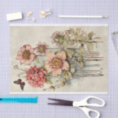 Botanische Blume Illustrationen zum Pergament Nr.  Seidenpapier (Handwerk)