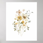 Botanische Blume im Frühjahr Poster (Vorne)