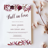 Botanische Blume im Wasserbereich fallen bei Hochz Einladung