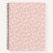 Botanische Blume in modernen Aquarellen Notizblock (Vorderseite)