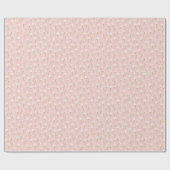 Botanische Blume in modernen Wasserfarben Geschenkpapier (Flach)