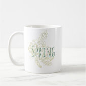 Botanische Blume Kaffeetasse (Links)