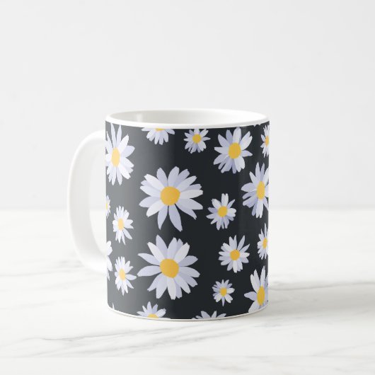 Botanische Blume Kaffeetasse (Vorderseite Links)
