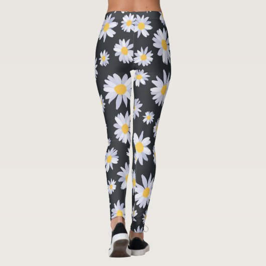 Botanische Blume Leggings (Rückseite)